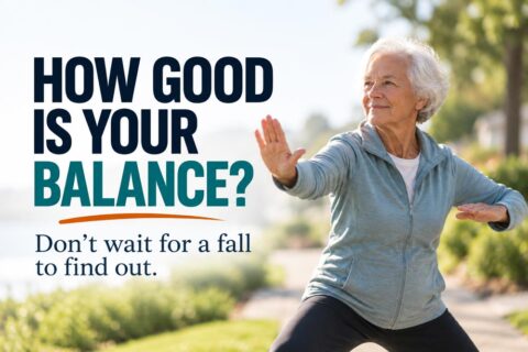 How good is your balance? banner.